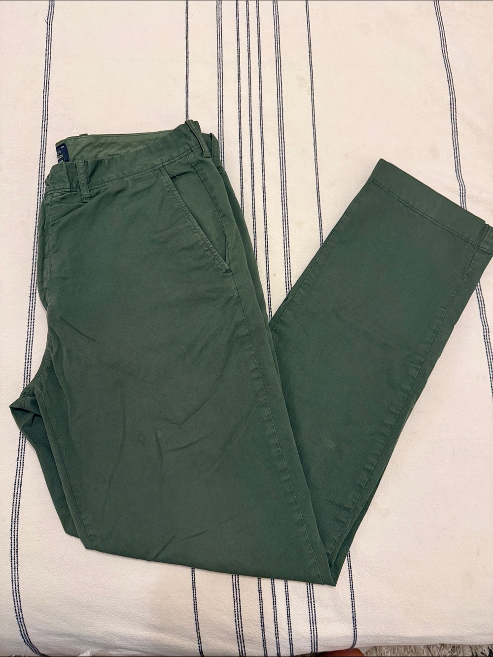 J. Crew Forest Green Chino Pants